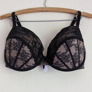 Black Nude Lacey Corset Style Bra 🖤